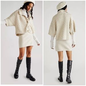 𝓯𝓹 Free People ✨ Host Pick ✨~ 2pcs Set ( Sweater & Skirt ) Mae Sweater Set